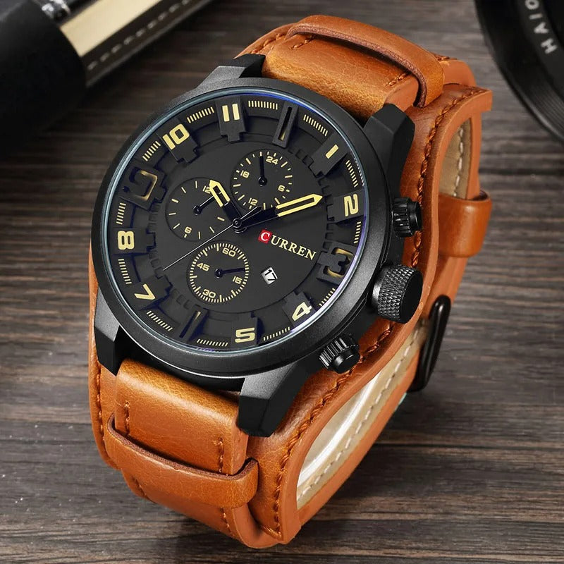 Astor Leather Chrono