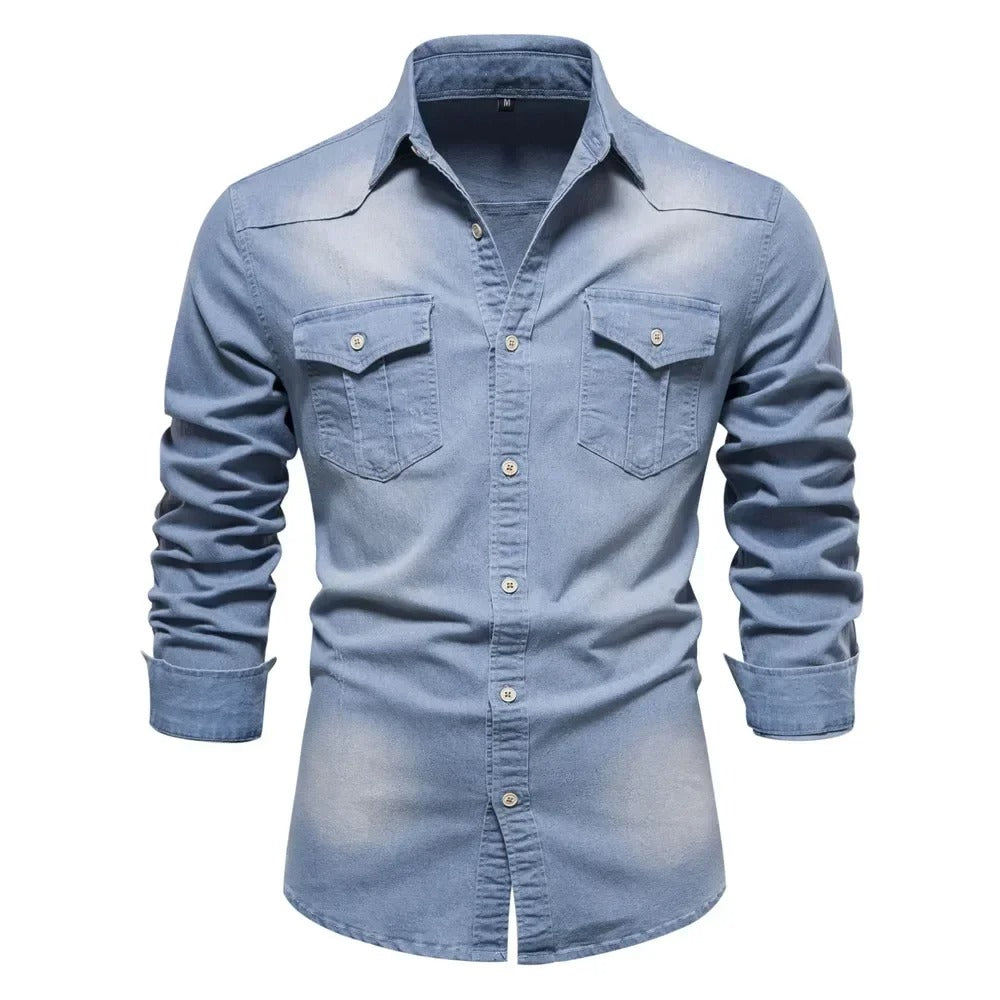 Cole West Denim Shirt