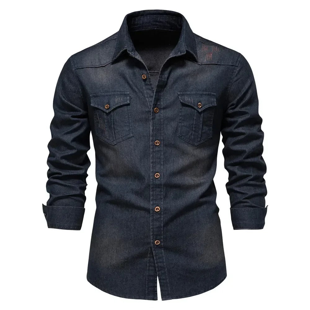 Cole West Denim Shirt