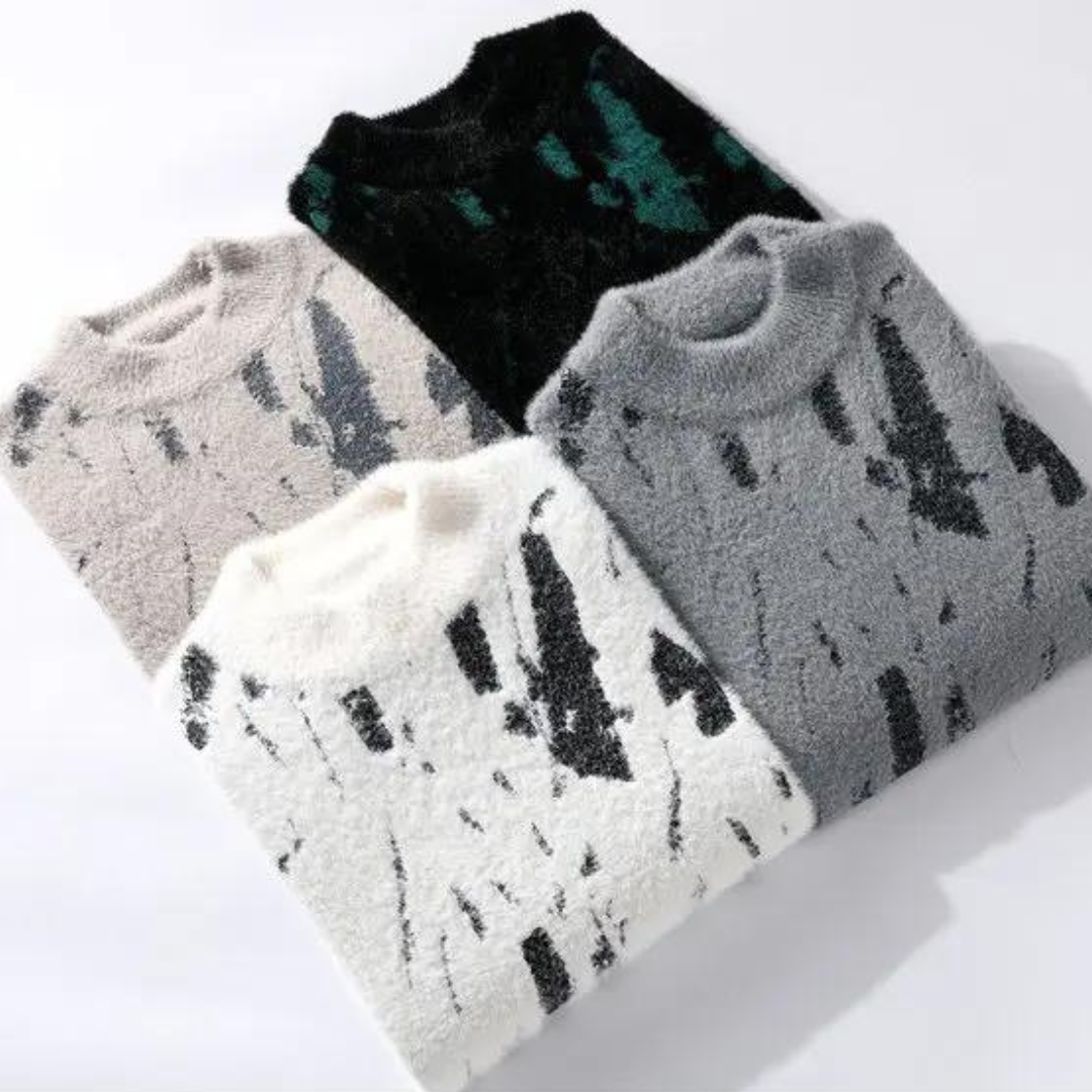 Velour Drift Sweater