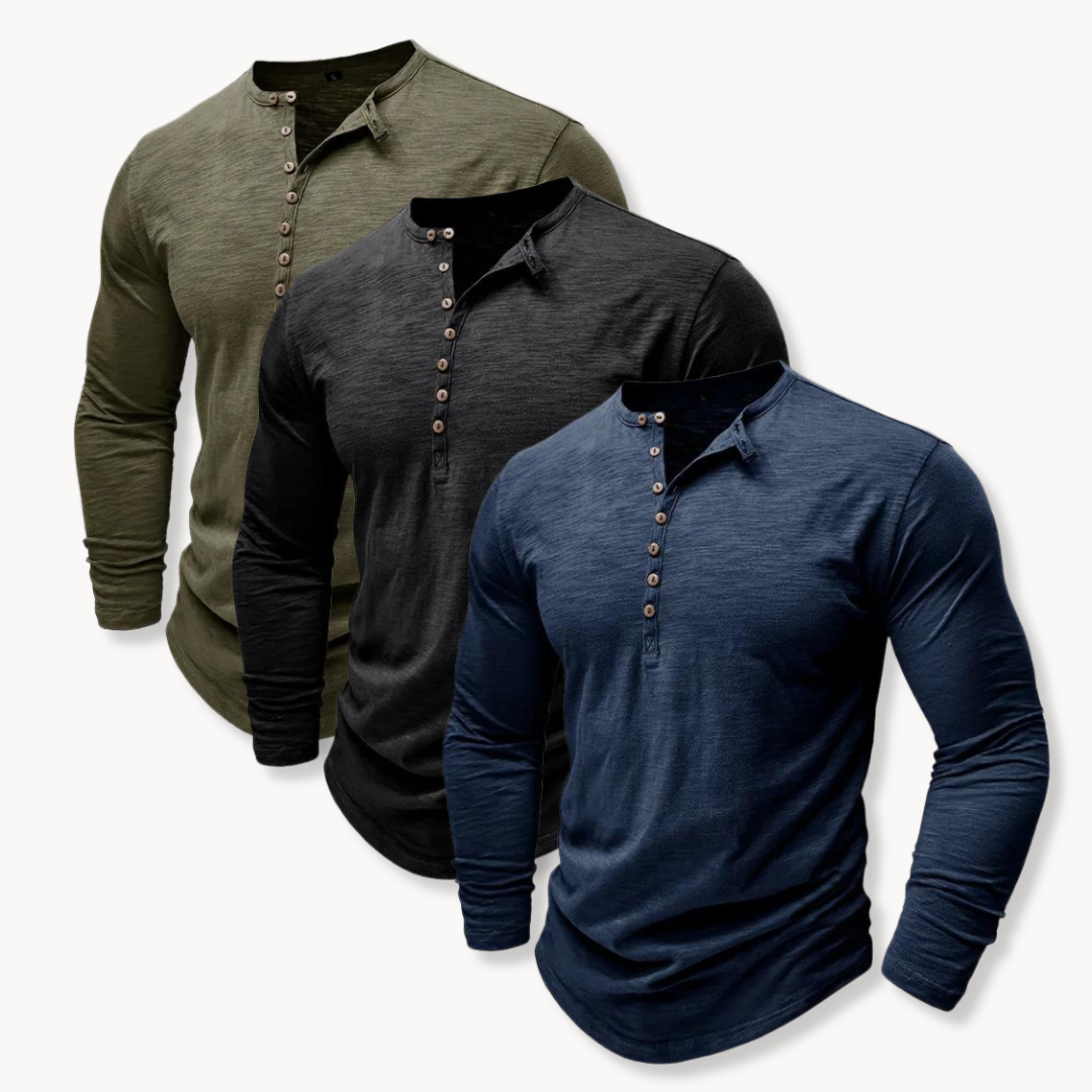 Essential Cotton Henley