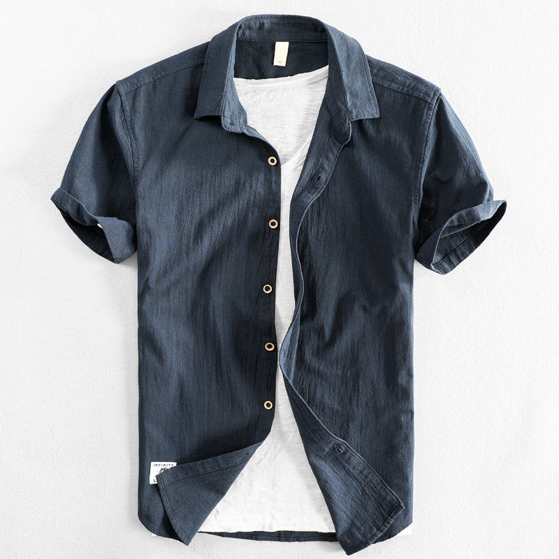 Harbor Crest Linen Shirt