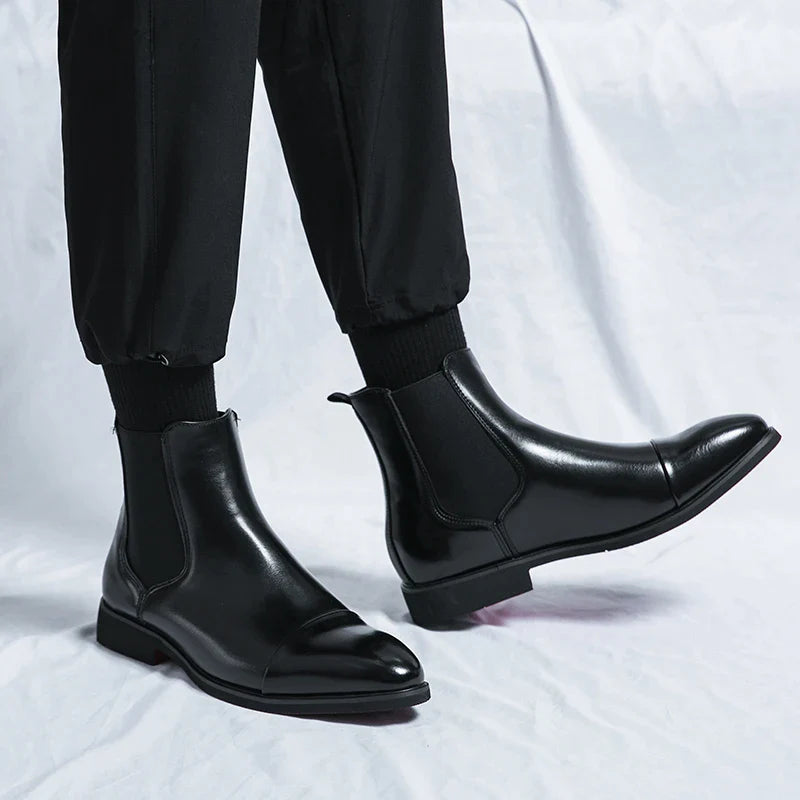 Heritage Leather Chelsea Boots