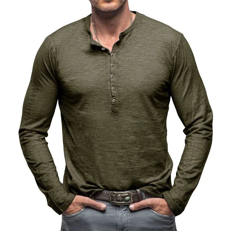 Essential Cotton Henley