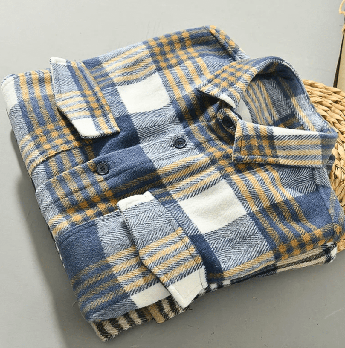 Gingham Flannel Shirt