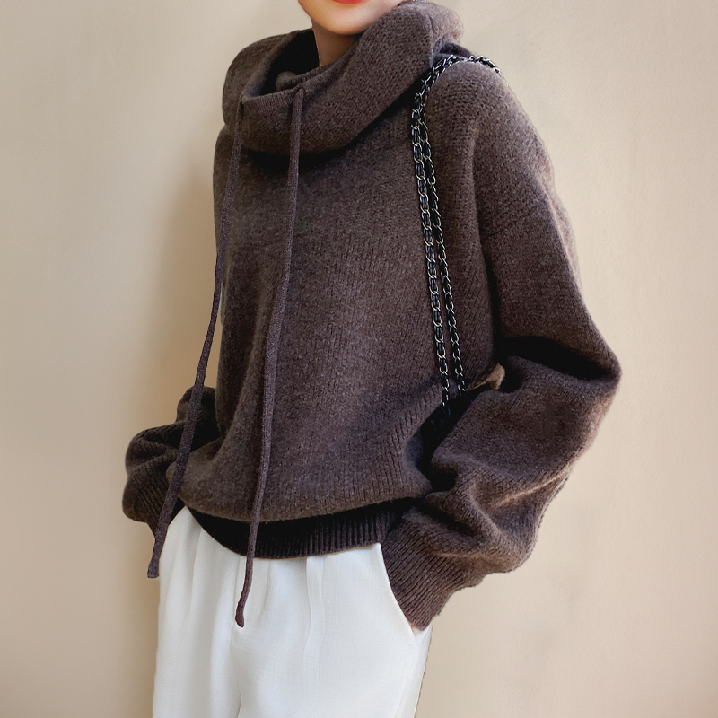 Aria Merino Wool Turtleneck Sweater