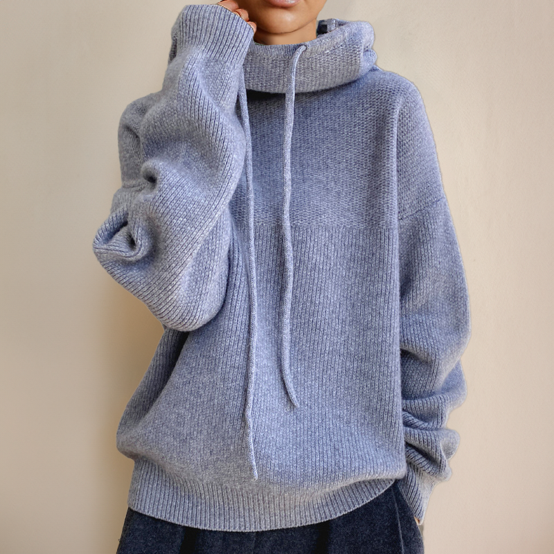 Aria Merino Wool Turtleneck Sweater