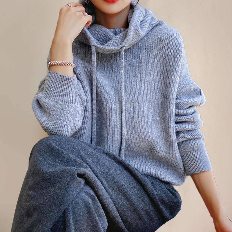 Aria Merino Wool Turtleneck Sweater