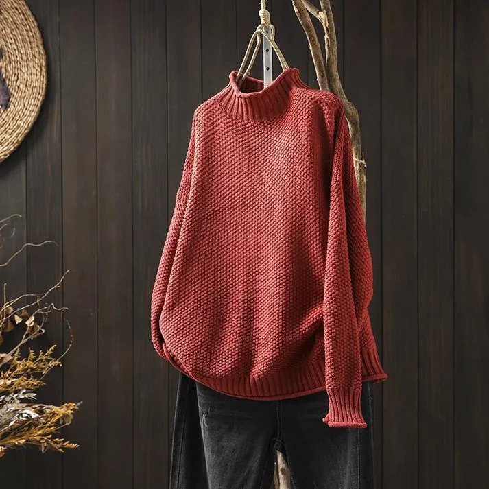 Emilie Knitted Turtleneck Sweater