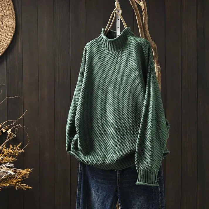 Emilie Knitted Turtleneck Sweater