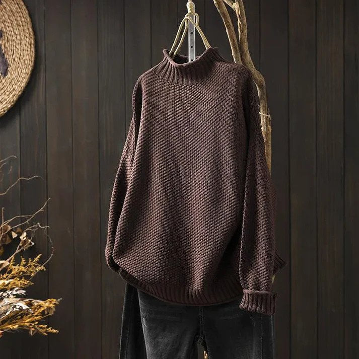 Emilie Knitted Turtleneck Sweater