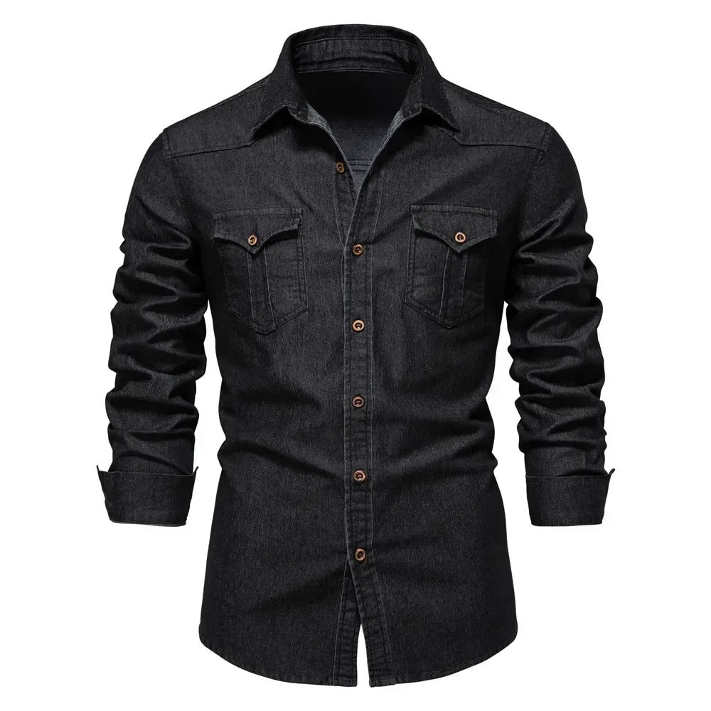 Cole West Denim Shirt