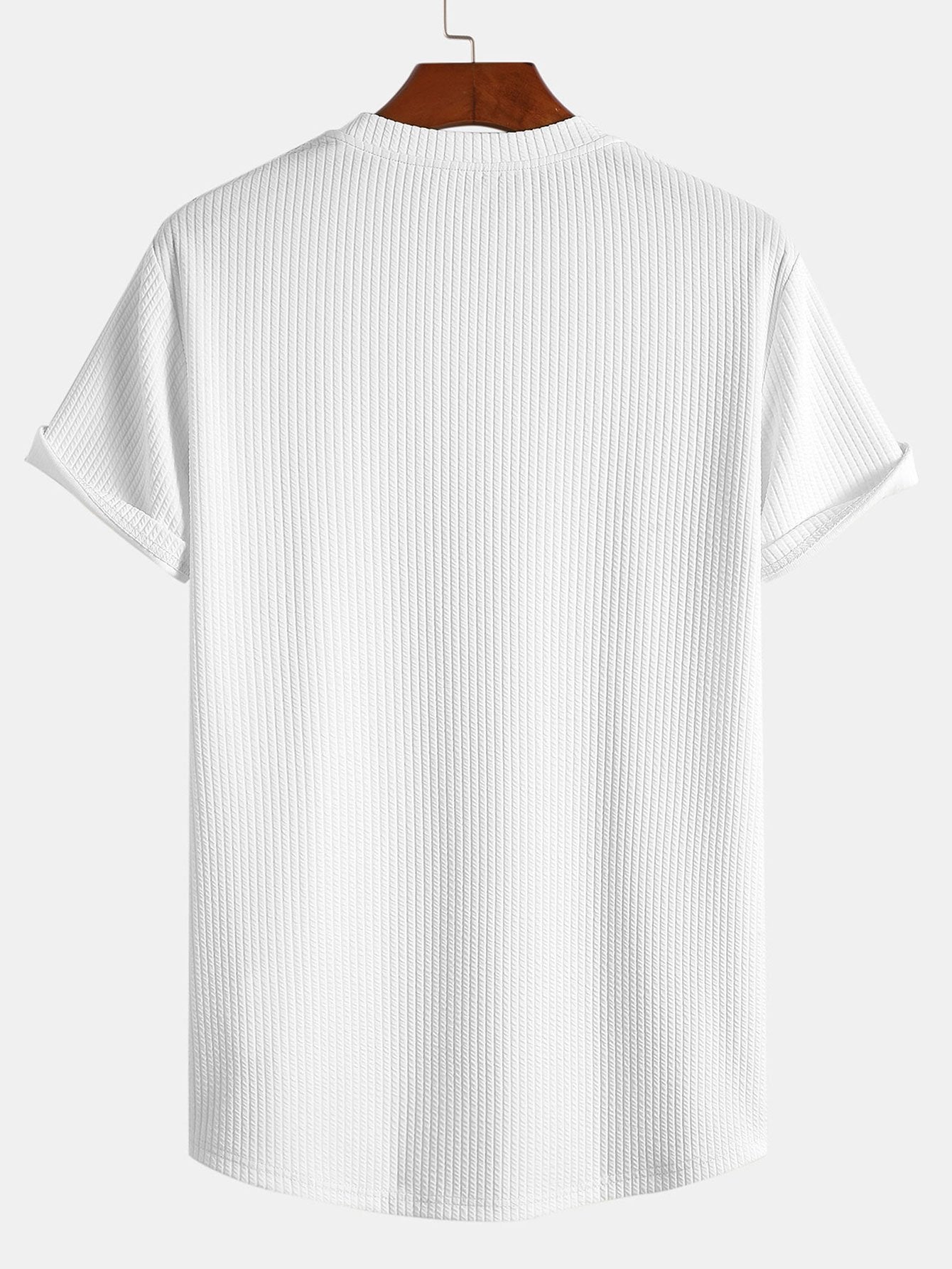 Massimo Ribbed Muscle Fit T-Shirt