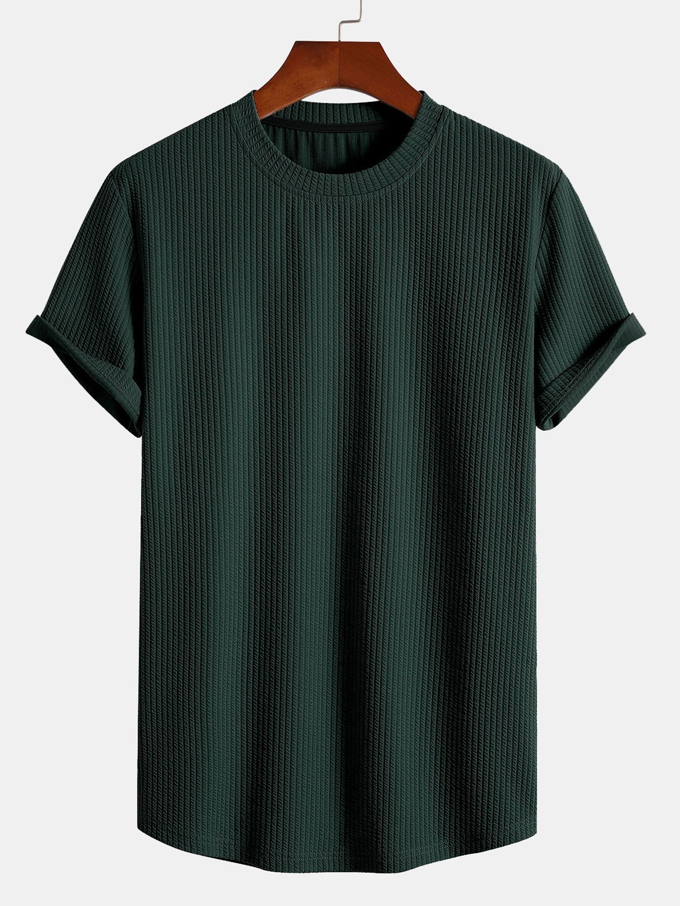 Massimo Ribbed Muscle Fit T-Shirt